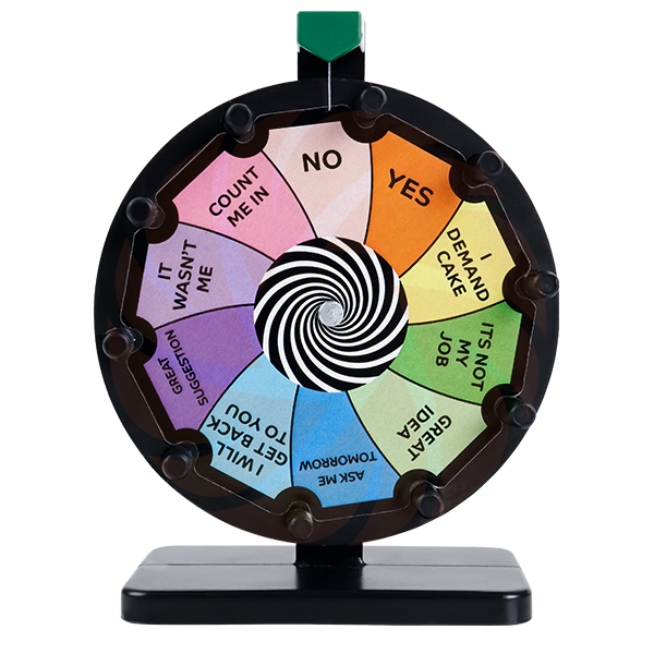 P2026352  Mini finger game - Office Answer Wheel